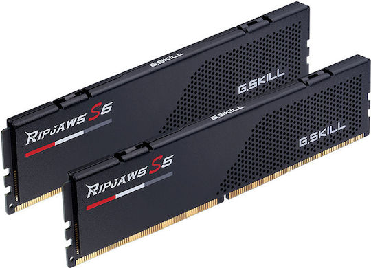 G.Skill Ripjaws S5 DDR5 RAM με 2x32GB Modules και Ταχύτητα 5600 για Desktop F5-5600J3636D32GX2-RS5K - Image 2