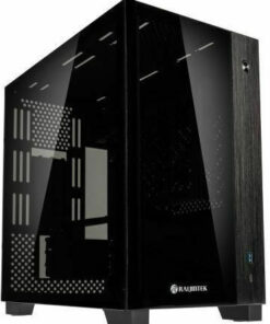 Raijintek Paean Mini Gaming Mini Tower Κουτί Υπολογιστή με Πλαϊνό Παράθυρο Μαύρο