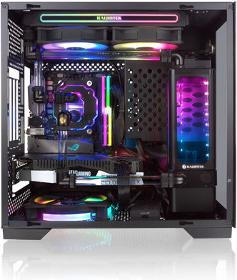 Raijintek Paean Mini Gaming Mini Tower Κουτί Υπολογιστή με Πλαϊνό Παράθυρο Μαύρο - Image 3