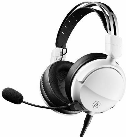 Audio Technica ATH-GL3 Over Ear Gaming Headset με σύνδεση 3.5mm Λευκό