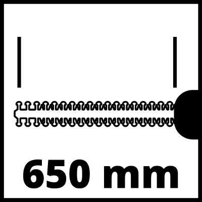 Einhell GE-CH36/65Li Μπορντουροψάλιδο Μπαταρίας 18V με Μήκος Λάμας 65cm Solo - Image 2