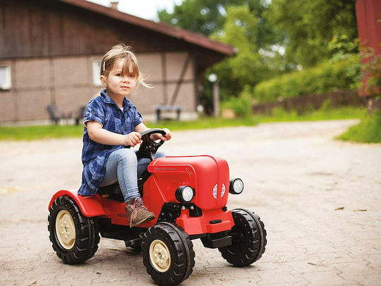 Big Porsche Diesel Junior Pedal Tractor Περπατούρα Ride On για 3+ Μηνών 800056560 Κόκκινη - Image 4