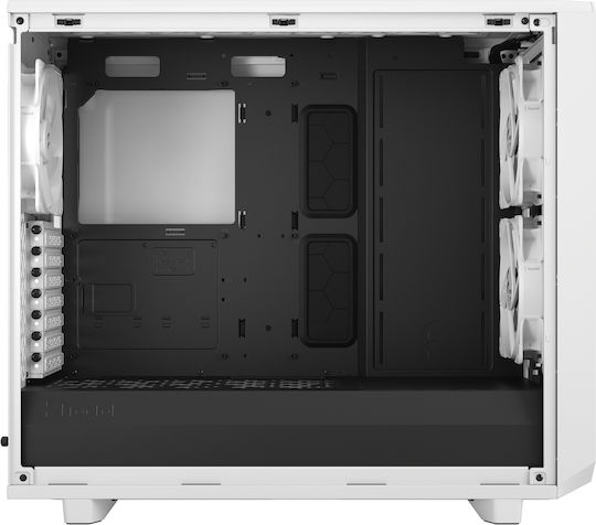 Fractal Design Meshify 2 Lite Midi Tower Κουτί Υπολογιστή με Πλαϊνό Παράθυρο White TG Clear Tint - Image 4