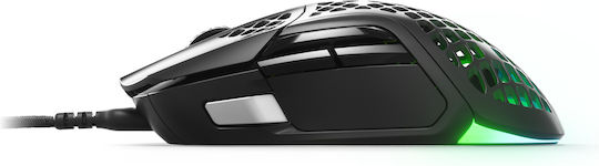 SteelSeries Aerox 5 RGB Gaming Ποντίκι Black Matte - Image 2
