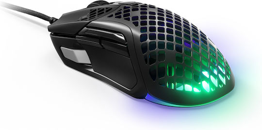 SteelSeries Aerox 5 RGB Gaming Ποντίκι Black Matte