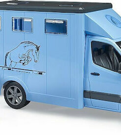 Alternative view of Bruder Mercedes Sprinter Μεταφοράς Αλόγων Αυτοκινητάκι 1:16 για 3+ Ετών