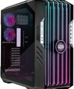 CoolerMaster HAF700 EVO Gaming Full Tower Κουτί Υπολογιστή με Πλαϊνό Παράθυρο και RGB Φωτισμό Titanium Grey