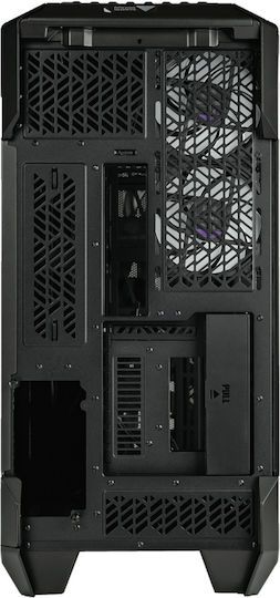 CoolerMaster HAF700 EVO Gaming Full Tower Κουτί Υπολογιστή με Πλαϊνό Παράθυρο και RGB Φωτισμό Titanium Grey - Image 5