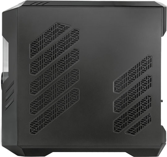 CoolerMaster HAF700 EVO Gaming Full Tower Κουτί Υπολογιστή με Πλαϊνό Παράθυρο και RGB Φωτισμό Titanium Grey - Image 6