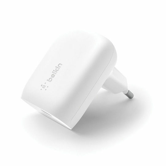 Belkin Φορτιστής με Θύρα USB-C και Καλώδιο Lightning 30W Power Delivery Λευκός (WCA005VF1MWH-B5) - Image 2