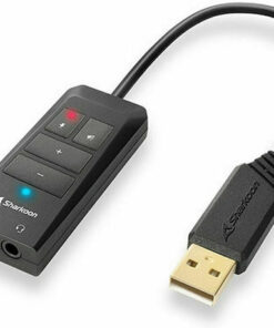 Sharkoon SB2 Εξωτερική USB Κάρτα Ήχου 7.1