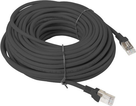 Lanberg U/UTP Cat.5e Καλώδιο Δικτύου Ethernet 20m Μαύρο (PCU5-10CC-2000-BK)