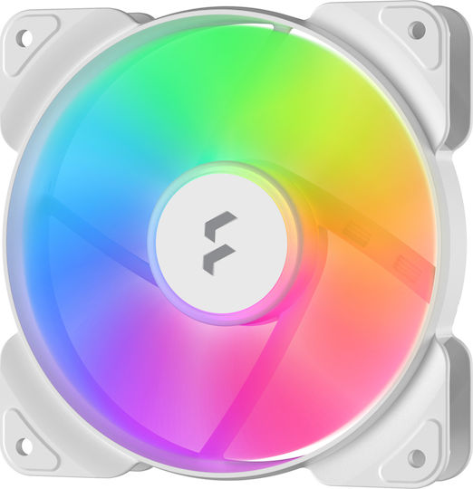 Fractal Design Aspect 12 RGB Case Fan 120mm με Σύνδεση 4-Pin PWM Λευκό - Image 2