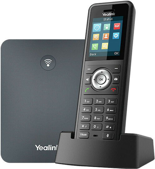Yealink W79P Ασύρματο Τηλέφωνο IP 10 γραμμών Μαύρο