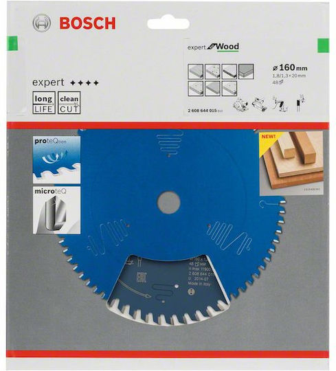 Bosch Δίσκος Κοπής Ξύλου 160mm 2608644015 - Image 2