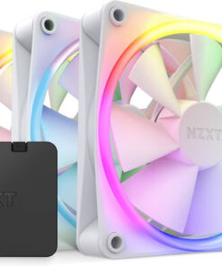 NZXT F120 RGB Case Fan με Σύνδεση 4-Pin PWM 3τμχ Λευκό