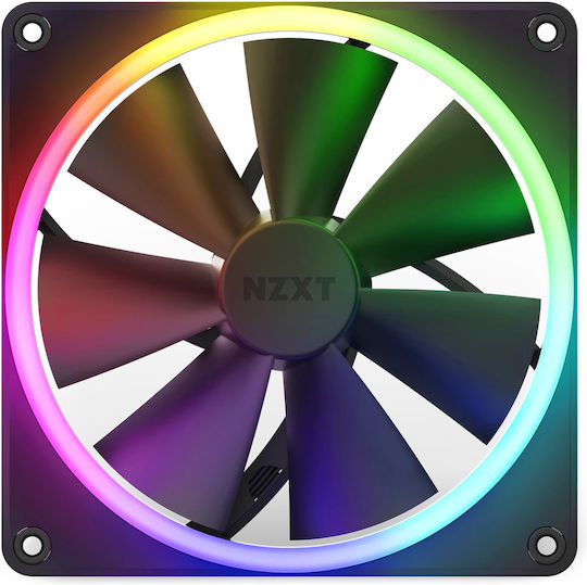 NZXT F140 RGB Case Fan με Σύνδεση 4-Pin PWM 2τμχ - Image 3