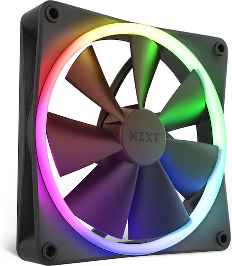 NZXT F140 RGB Case Fan με Σύνδεση 4-Pin PWM 2τμχ - Image 2