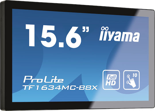 Iiyama POS Monitor ProLite 15.6" IPS με Ανάλυση 1920x1080 TF1634MC-B8X - Image 3