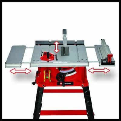 Einhell TC-TS 2225 U Δισκοπρίονο Πάγκου με Ισχύ 1800W & Ταχύτητα Κοπής 4250rpm - Image 3