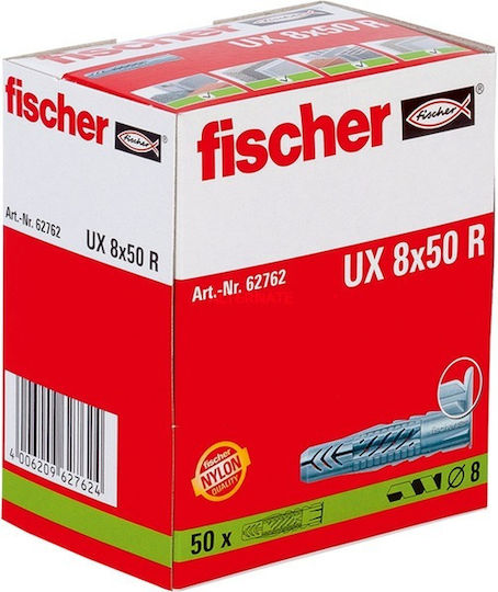 fischer Ούπα Πλαστικό 8x50mm 50τμχ 062762 - Image 2