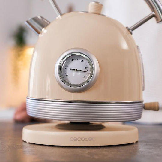 Cecotec Thermosense 420 Vintage Βραστήρας 1.8lt 2200W Μπεζ - Image 4