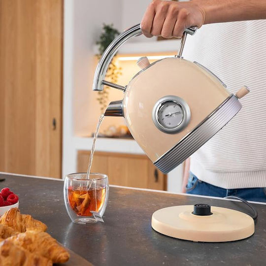 Cecotec Thermosense 420 Vintage Βραστήρας 1.8lt 2200W Μπεζ - Image 6