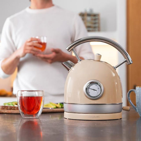 Cecotec Thermosense 420 Vintage Βραστήρας 1.8lt 2200W Μπεζ - Image 7