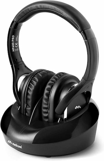 Meliconi HP 600 Pro Ασύρματα / Ενσύρματα Over Ear Ακουστικά Μαύρα