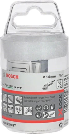 Bosch Ποτηροτρύπανο Διαμαντέ με Διάμετρο 14mm για Πλακάκι 2608599027 - Image 2