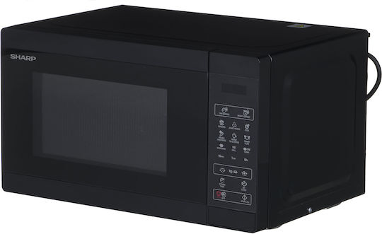 Sharp YC-MG02E-B Εντοιχιζόμενος Φούρνος Μικροκυμάτων 20lt Μαύρος