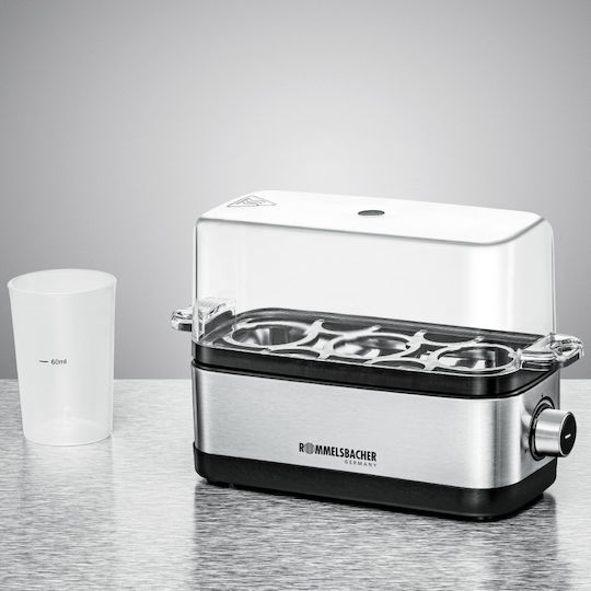 Rommelsbacher ER 300 Βραστήρας Αυγών 3 Θέσεων 300W Ασημί - Image 3