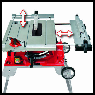 Einhell 4340539 Δισκοπρίονο Πάγκου με Ισχύ 2000W, Δίσκο Κοπής Διαμέτρου 250mm & Ταχύτητα Κοπής 4500rpm - Image 7