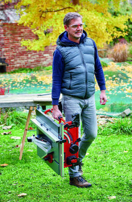 Einhell TE-TS 36/210 Li-Solo Δισκοπρίονο Πάγκου Μπαταρίας με Δίσκο Κοπής Διαμέτρου 210mm & Ταχύτητα Κοπής 3800rpm - Image 3