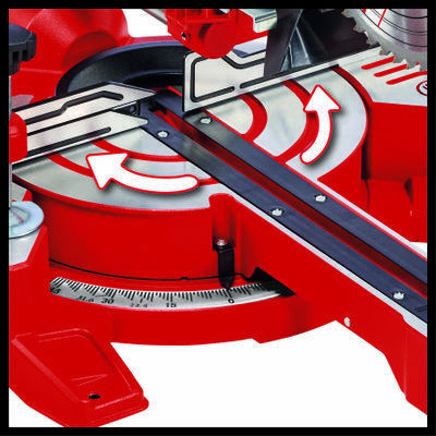 Einhell TC-SM216 Φαλτσοπρίονο Ρεύματος Συρόμενο με Ισχύ 1600W, Οδηγό Laser, Δίσκο Κοπής Διαμέτρου 216mm & Ταχύτητα Κοπής 5200rpm - Image 3