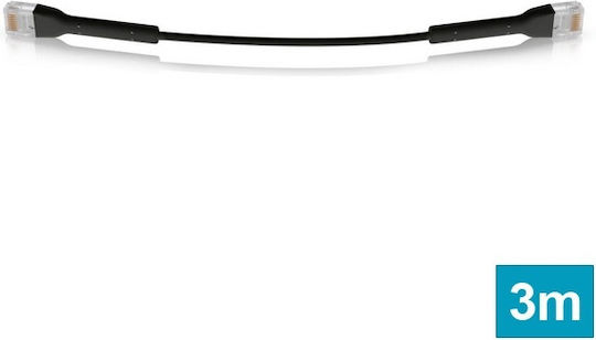 Ubiquiti U/UTP Cat.6 Καλώδιο Δικτύου Ethernet 3m Μαύρο 1τμχ UC-PATCH-3M-RJ45-BK - Image 2