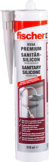 fischer Premium Sanitary Σφραγιστική Σιλικόνη Αντιμουχλική Γκρι 310ml 512209