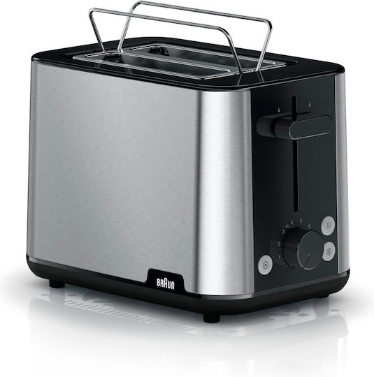 Braun HT 1510 BK 0X23010032 Φρυγανιέρα 2 Θέσεων 900W Μαύρη