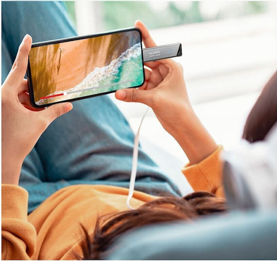 Adata Elite UE800 256GB USB 3.2 Stick με σύνδεση USB-C Ασημί - Image 5