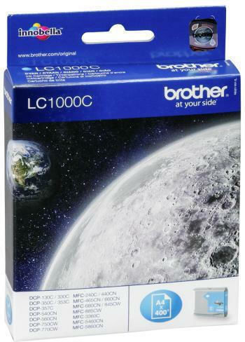 Brother LC1000 Γνήσιο Μελάνι Εκτυπωτή InkJet Κυανό (LC-1000C) - Image 3