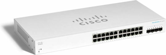 Cisco CBS220-24T-4X Managed L2 Switch με 24 Θύρες Gigabit (1Gbps) Ethernet και 4 SFP Θύρες - Image 3