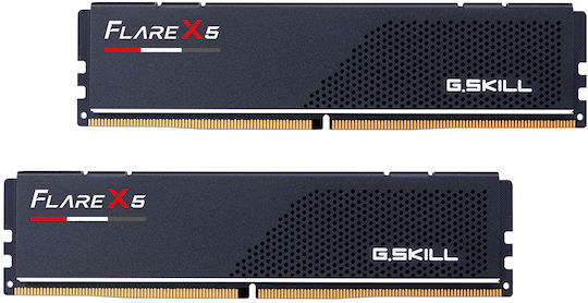 G.Skill Flare X5 DDR5 32GB RAM με 2x16GB Modules και Ταχύτητα 5600 για Desktop F5-5600J3636C16GX2-FX5 - Image 2