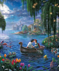 Alternative view of Puzzle The Little Mermaid and Prince Eric 2D 1000 Κομμάτια 57370