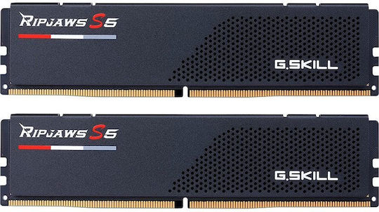 G.Skill Ripjaws S5 DDR5 64GB RAM με 2x32GB Modules και Ταχύτητα 6000 για Desktop F5-6000J3238G32GX2-RS5K