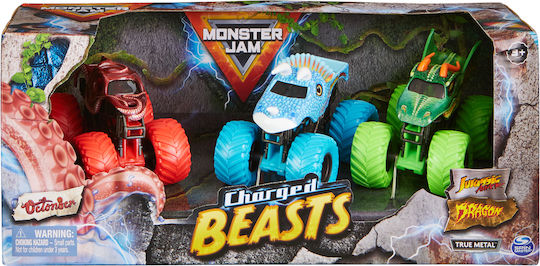 Spin Master Monster Jam - Charged Beasts Σετ Αυτοκινητάκια 1:64 Monster Truck για 3+ Ετών - Image 2