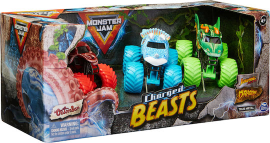 Spin Master Monster Jam - Charged Beasts Σετ Αυτοκινητάκια 1:64 Monster Truck για 3+ Ετών - Image 3