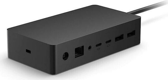 Microsoft Surface Dock 2 USB-C Docking Station με 4K PD Ethernet και συνδεση 2 Οθονών Μαύρο - Image 3
