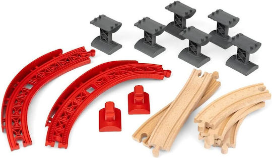 Brio Toys Ράγες Σιδηρόδρομου από Ξύλο για 3+ Ετών 33995 - Image 2