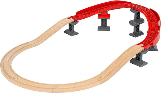 Brio Toys Ράγες Σιδηρόδρομου από Ξύλο για 3+ Ετών 33995 - Image 4