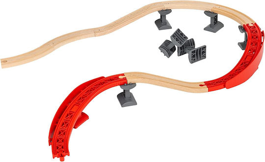 Brio Toys Ράγες Σιδηρόδρομου από Ξύλο για 3+ Ετών 33995 - Image 8